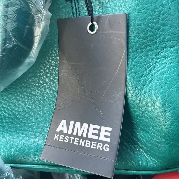 Aimee Kestenberg $198 Leather Sammy Crossbody Bag in Evergreen NWT - Picture 5 of 5